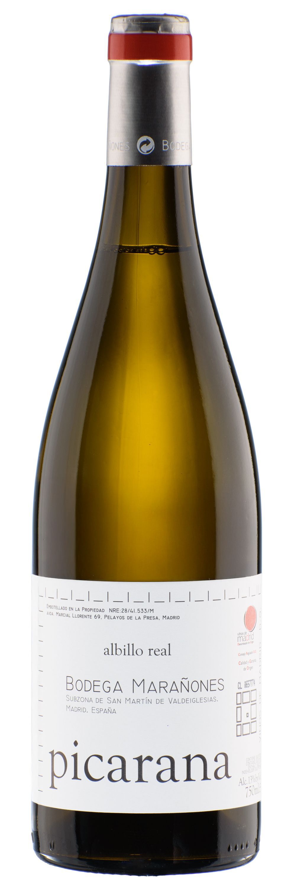Вино Белое Сухое Bodega Maranones Picarana 2022 0,75 л фото
