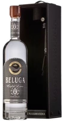 Водка Beluga Gold Line in leather box 0,7 л фото