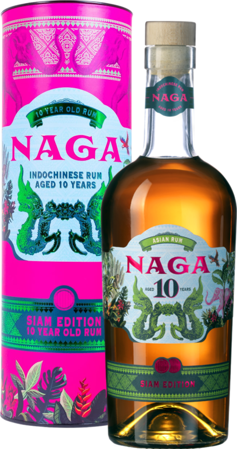 Ром Naga Siam Edition 10 YO in tube 0,7 л фото