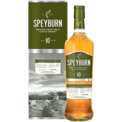 Виски Speyburn 10 years old Single Malt Highland in gift box 0,7 л фото