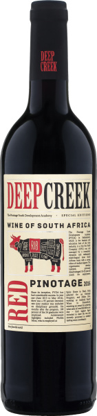 Вино Красное Сухое Origin Wine Deep Creek Pinotage Western Cape 2024 0,75 л фото