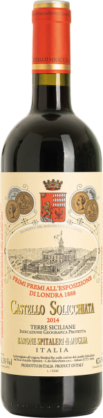 Вино Красное Сухое Castello Solicchiata Terre Siciliane 2014 0,75 л фото