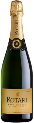 Вино игристое Белое Брют Rotari Riserva Brut Trento 2021 0,75 л фото