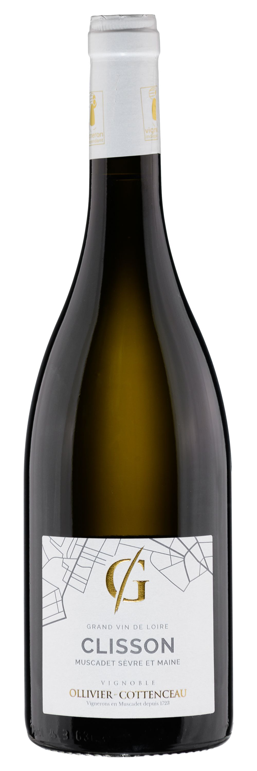 Вино Белое Сухое Domaine Ollivier Freres Clisson Muscadet-Sevre Et Maine 2019 0,75 л фото