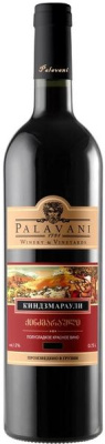 Вино Красное Полусладкое Palavani Kindzmarauli 2024 0,75 л фото