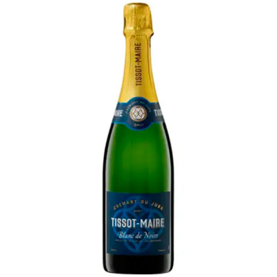 Вино игристое Белое Экстра Брют Tissot-Maire Blanc de Noir Extra Brut Cremant du Jura 0,75 л фото