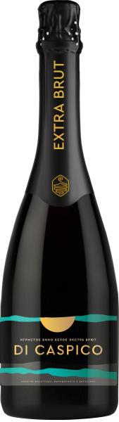 Вино игристое Белое Экстра Брют Di Caspico White Extra Brut 2023 0,75 л фото
