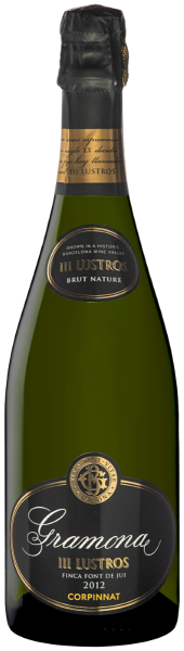 Вино игристое Белое Экстра Брют Gramona Corpinnat III Lustros Brut Nature 2014 0,75 л фото