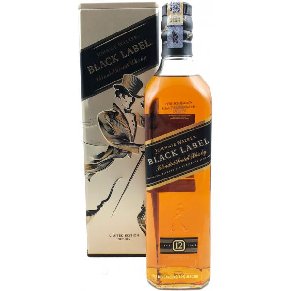 Виски Johnnie Walker Black Label 12 Year Old in gift box 0,7 л фото