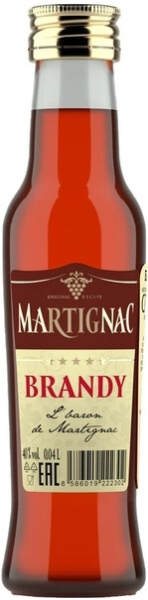 Бренди Martignac 0,04 л фото