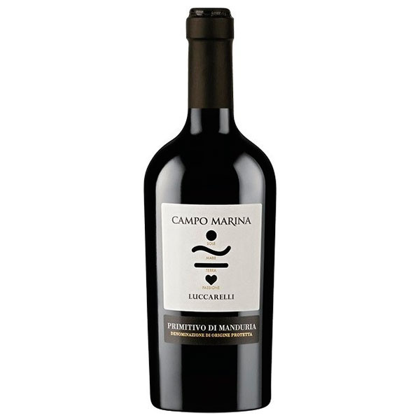 Вино Красное Полусухое Luccarelli Campo Marina Primitivo di Manduria 2021 0,75 л фото