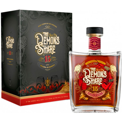 Ром The Demon's Share 15 Years Old in gift box 0,7 л фото