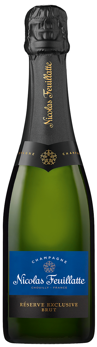 Вино игристое Белое Брют Nicolas Feuillatte Reserve Exclusive Brut Champagne 2019 0,375 л фото