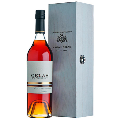 Арманьяк Gelas Bas-Armagnac in wooden box 1985 0,70 л фото