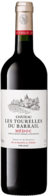 Вино Красное Сухое Chateau Les Tourelles du Barrail Medoc 2021 0,75 л фото