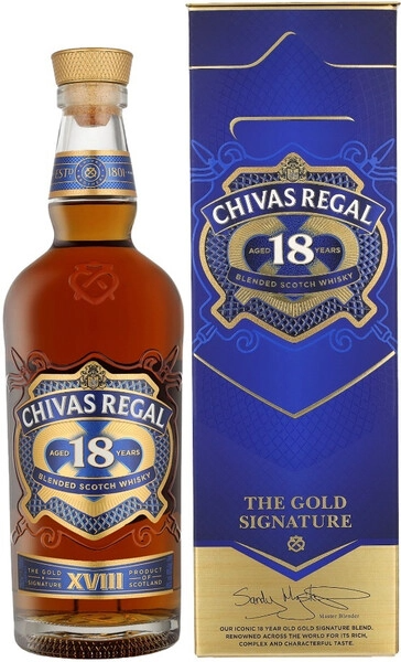 Виски Chivas Regal 18 years old in gift box 0,75 л фото
