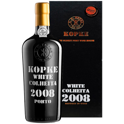 Портвейн Белое Kopke Colheita White in wooden box 2008 0,75 л фото