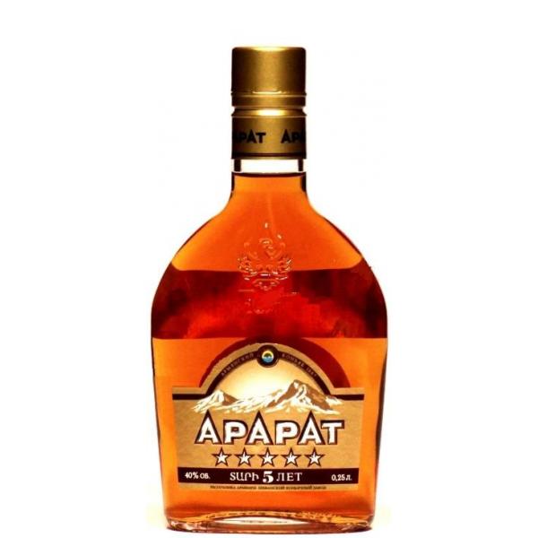 Бренди Ararat 5 years old 0,25 л фото