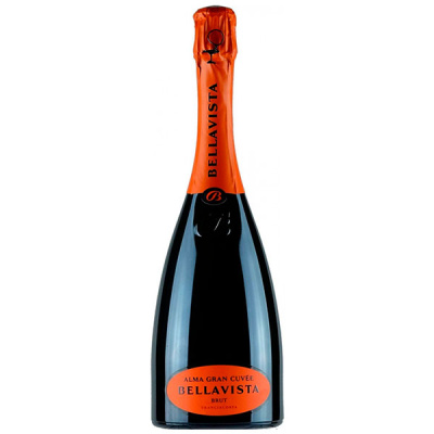 Вино игристое Белое Брют Bellavista Alma Gran Cuvee Franciacorta Brut 0,75 л фото