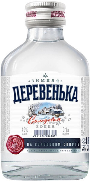 Водка Zimnyaya derevenka 0,1 л фото