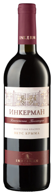 Вино Красное Полусухое Inkerman Red Semidry 2022 0,75 л фото