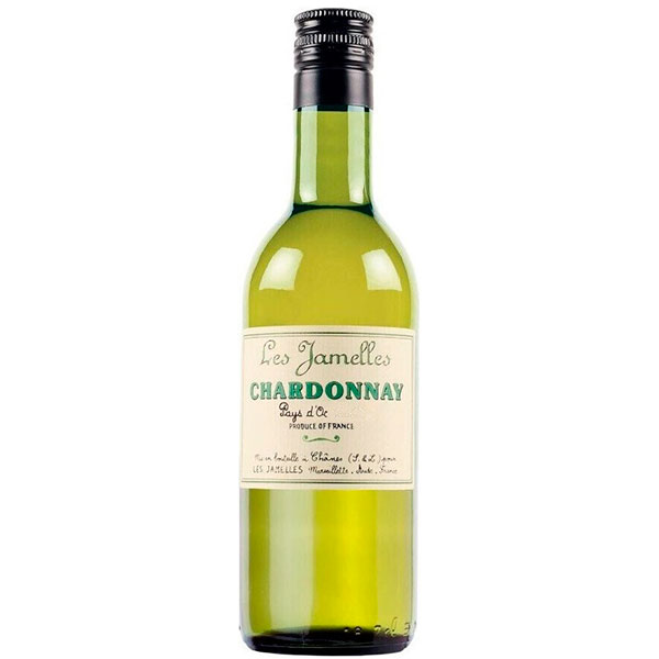 Вино Белое Сухое Les Jamelles Chardonnay Pays d'Oc 2021 0,25 л фото