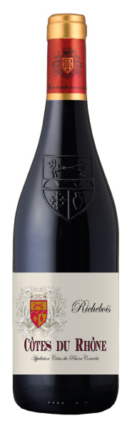 Вино Ришбуа Руж Кот Дю Рон 2021 красное сухое 13,5% 0,75 л фото