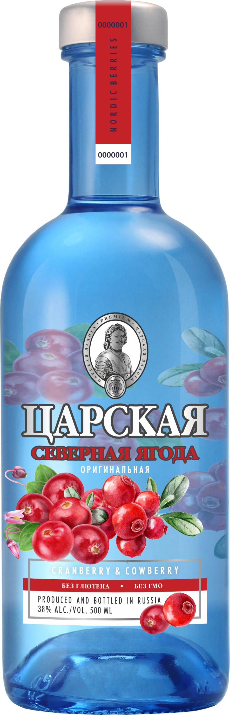 Водка Tsarskaja Original Northern Berry 0,5 л фото