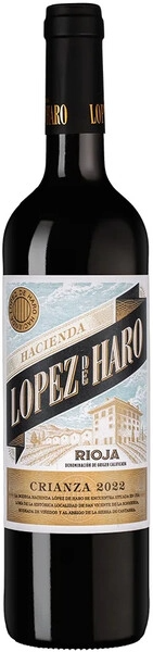 Вино Красное Сухое Hacienda Lopez de Haro Crianza Rioja 2022 0,75 л фото