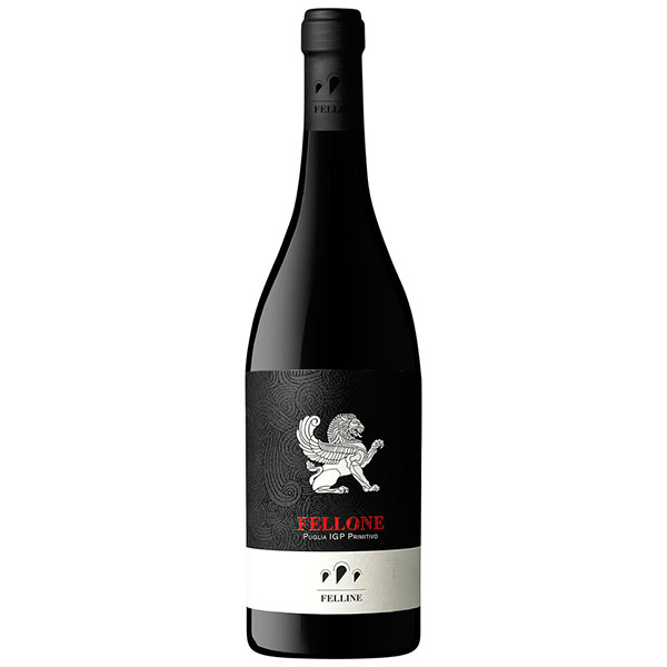 Вино Красное Полусладкое Felline Fellone Primitivo Puglia 2020 0,75 л фото