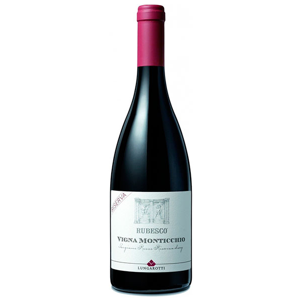 Вино Красное Сухое Lungarotti Rubesco Vigna Monticchio Torgiano Rosso Riserva 2015 0,75 л фото