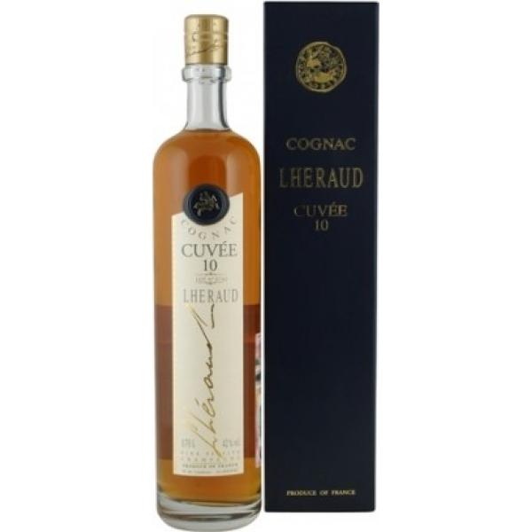 Коньяк Lheraud Cuvee 10 in gift box 0,70 л фото