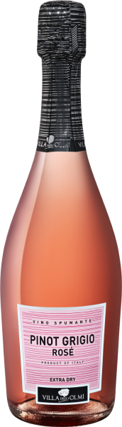 Вино игристое Розовое Брют Villa Degli Olmi Pinot Grigio Rose Spumante Extra Dry 0,75 л фото