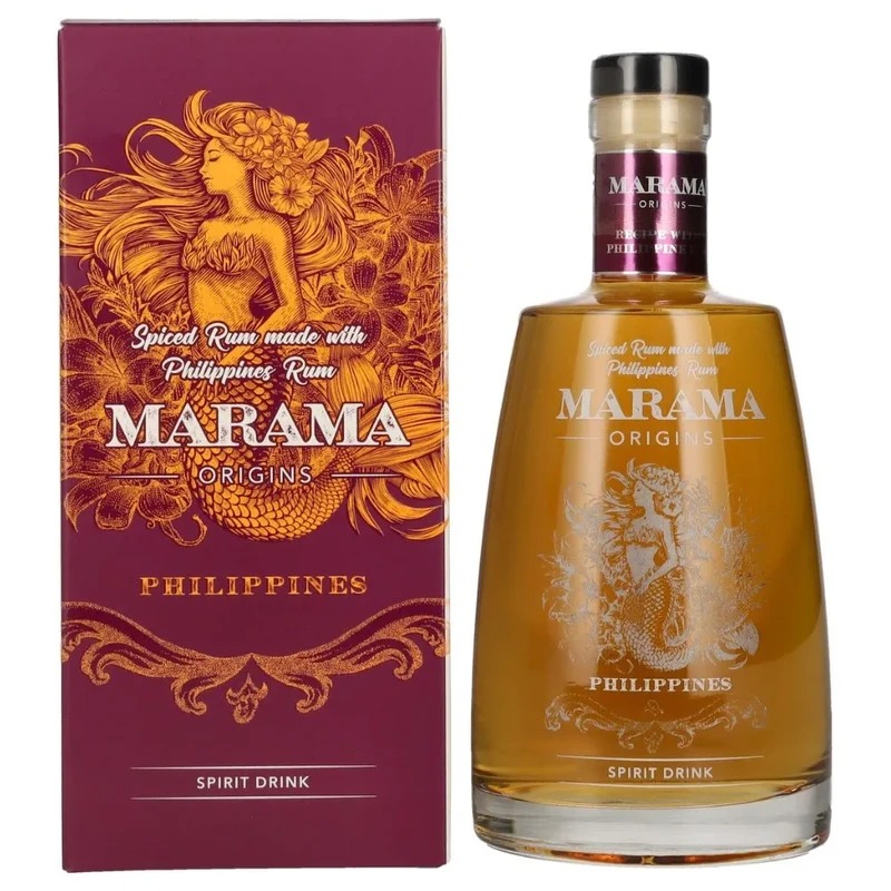 Ром Marama Origins Spiced Philippines in gift box 0,7 л фото