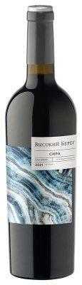Вино Красное Сухое Visokiy Bereg Syrah 2022 0,75 л фото