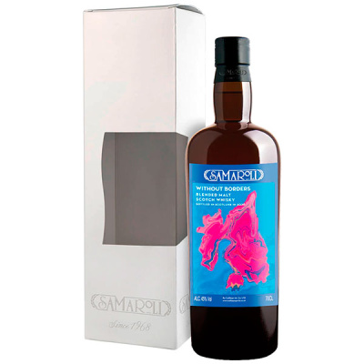 Виски Samaroli Without Borders Blended Malt in gift box 0,7 л фото