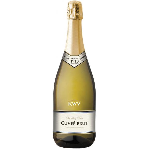 Вино игристое Белое Брют KWV Cuvee Brut 0,75 л фото