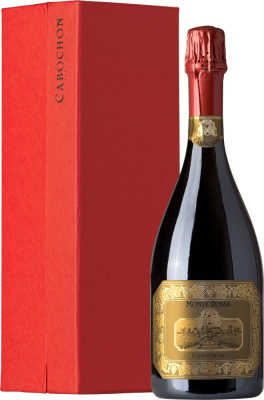 Вино игристое Monte Rossa Cabochon Brut Franciacorta in gift box 0,75 л фото