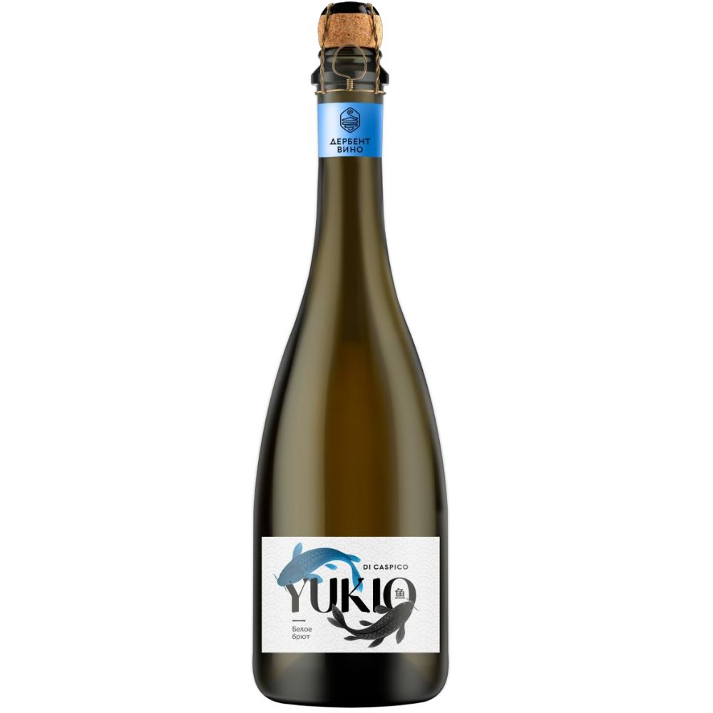 Вино игристое Белое Брют Di Caspico Yukio White Brut 2025 0,75 л фото