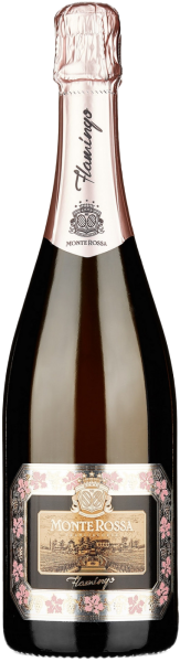 Вино игристое Monte Rossa Flamingo Brut Rose Franciacorta 0,75 л фото