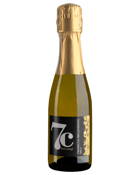 Вино игристое Белое Брют 7С Prosecco Millesimato Brut 0,2 л фото