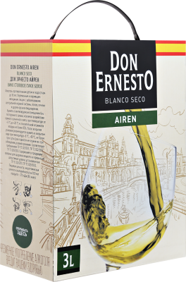 Вино Белое Сухое Don Ernesto Airen 3 л фото