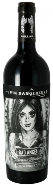 Вино Красное Полусухое Bad Angel Cabernet Sauvignon Pays d'Oc 2023 0,75 л фото