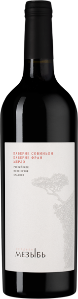 Вино Красное Сухое Usadba Mezyb Cabernet Sauvignon Cabernet Franc Merlot Kuban Gelendzhik 2019 0,75 л фото