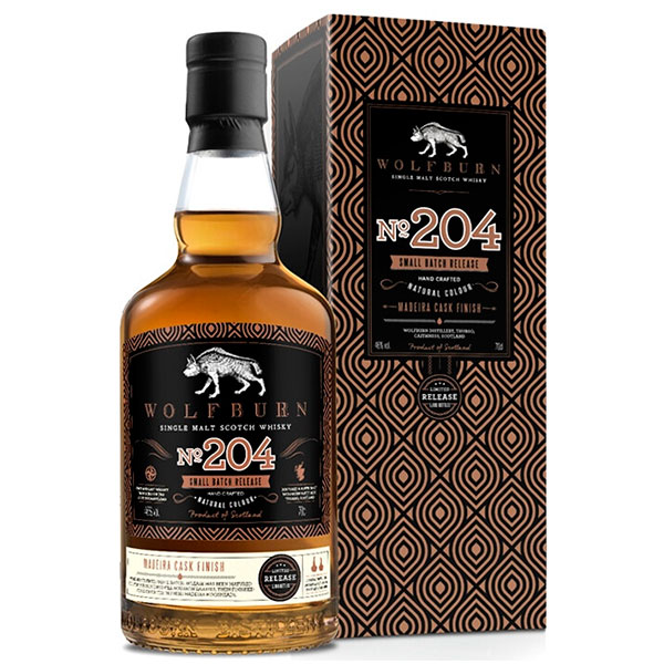 Виски Wolfburn Small Batch № 204 Single Malt Highland in gift box 0,7 л фото