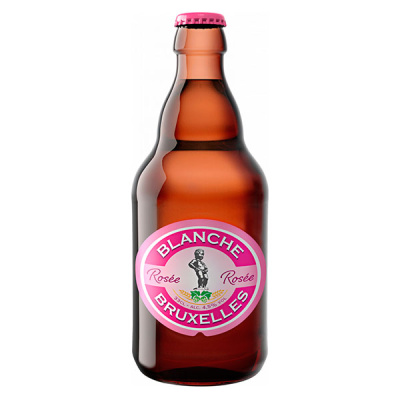 Пиво Лефевр Бланш де Брюссель Рози осветлен. пастер. нефильтр. 4,5% 0,33 л фото