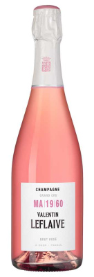 Вино игристое Розовое Брют Valentin Leflaive Ma Grand Cru Rose Brut Champagne 2019 0,75 л фото