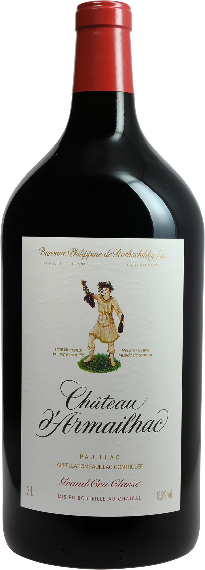 Вино Красное Сухое Chateau D`Armailhac Grand Cru Classe Pauillac 2015 3 л фото