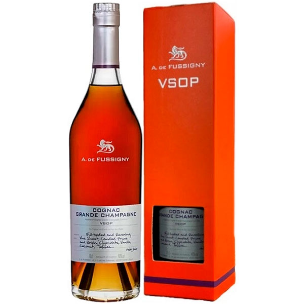 Коньяк A. de Fussigny VSOP Grande Champagne in gift box 0,7 л фото
