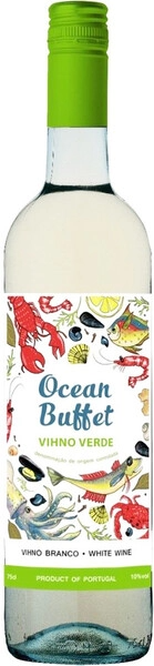 Вино Белое Полусухое Ocean Buffet Branco Vinho Verde 2025 0,75 л фото